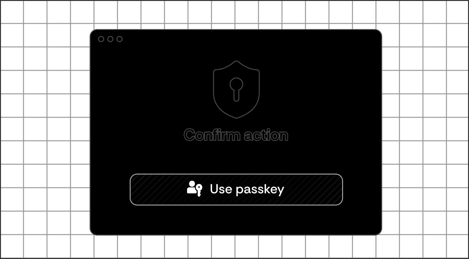 passkey login form blueprint